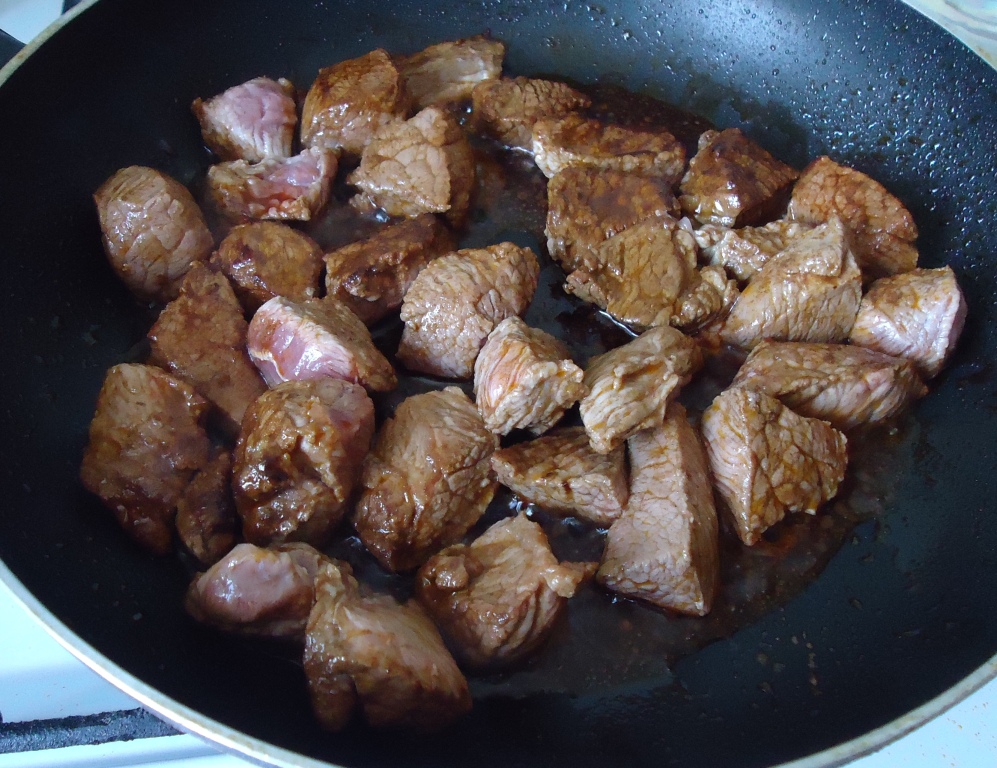 Мясо в сковороде