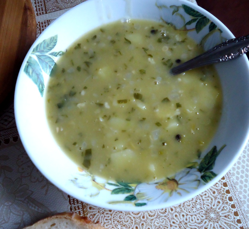 Гороховый суп с картофелем