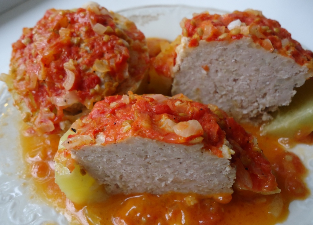 Кабачки с мясным фаршем