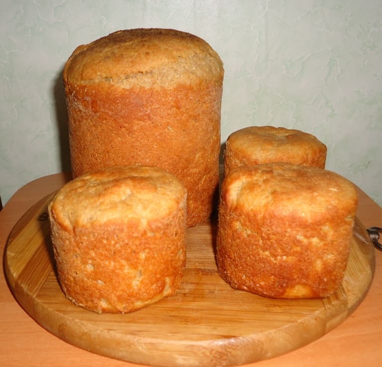 Пасхальный кулич из ржаной муки