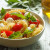 Паста фредда с моцареллой и оливками