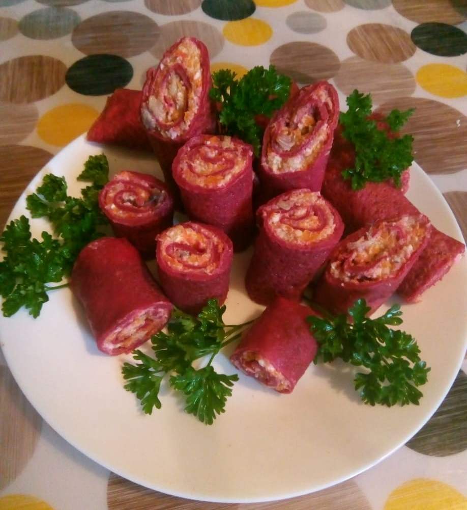 Рулет с селедкой