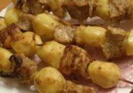 Шашлык с картофелем
