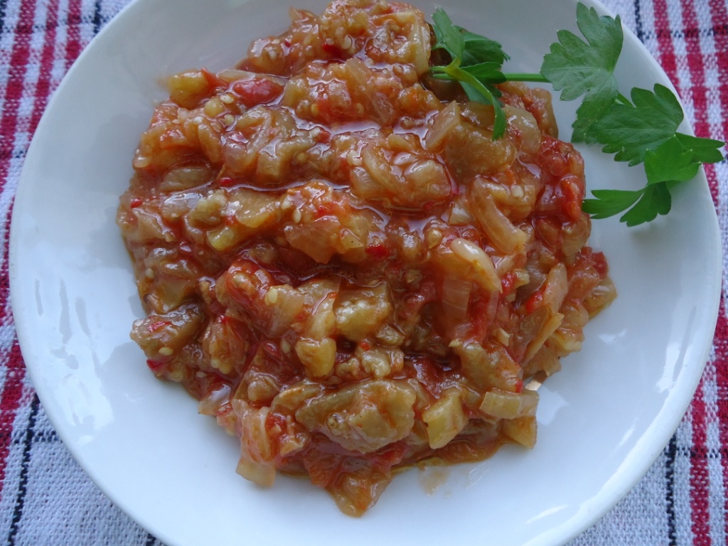 Соте с баклажанами