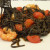 Тальолини с чернилами каракатицы, креветками и помидорками